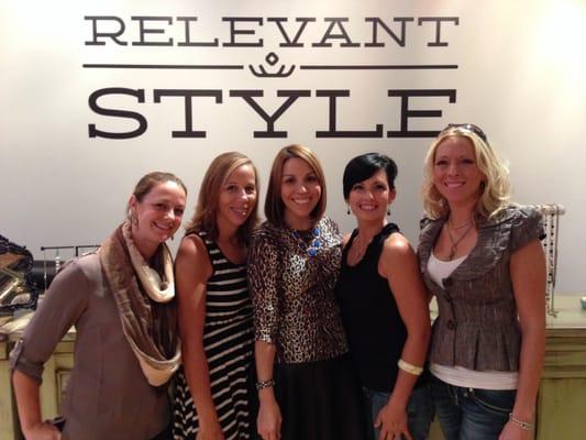 Relevant Style's grand opening with my friends.