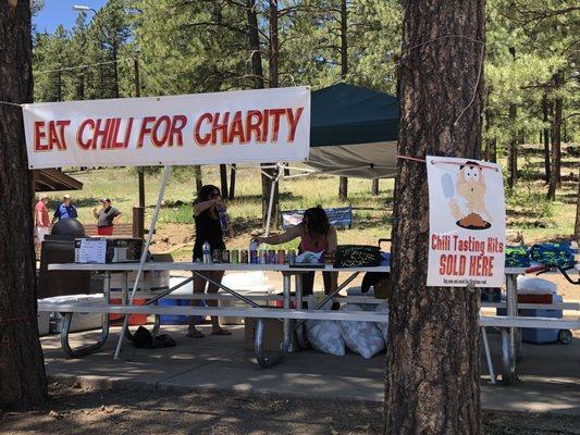 The chili cook-off benefits the Boys and Girls Club of FLAGSTAFF!