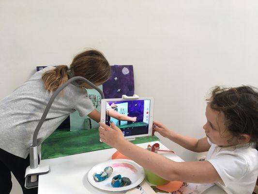 Stop Motion Video project: filming and set design