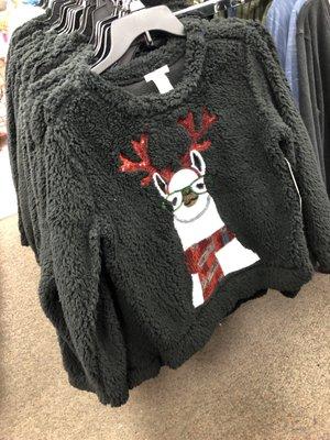 Christmas llama sweater--too cute!