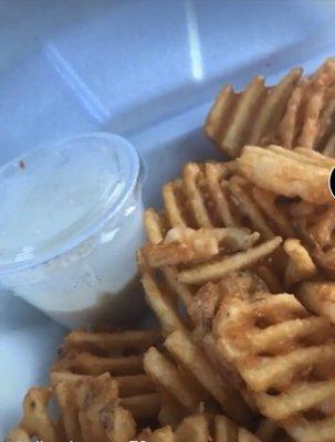 Waffle fries