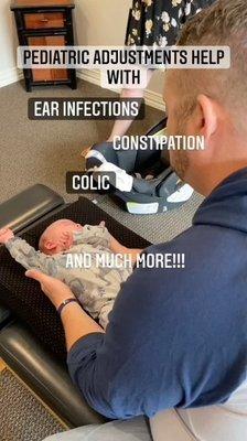 Many parents report improvement with ear infections, constipation, colic and so much more!