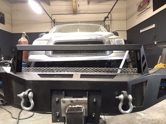 Bumper mods prior to paint