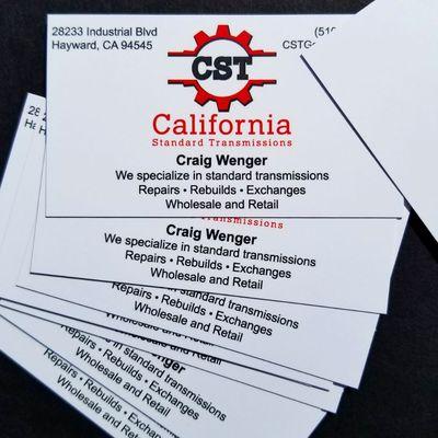 Set of 500 Business Cards.