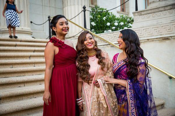 Hair & Makeup for South Asian Indian Wedding Event on all 3 women