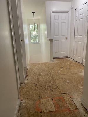 Floating floor installation- LOGANVILLE GA.