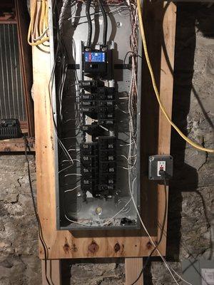 Breaker box install 200 amp