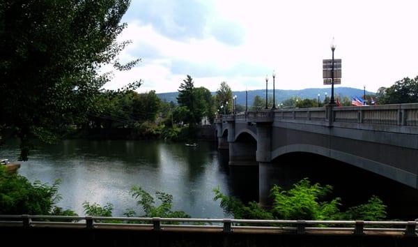 View of Allegheny River from park