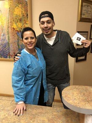 Big Smiles with one of our favorite patients!