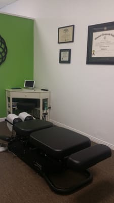 Our Chiropractic Treatment Room