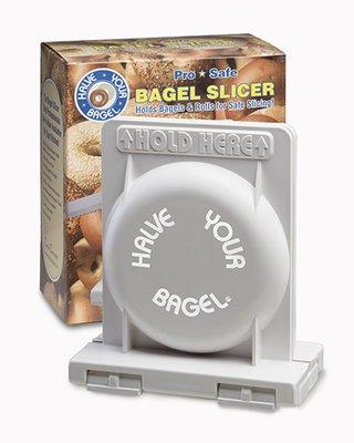 Halve Your Bagel - Bagel and Bread Slicer