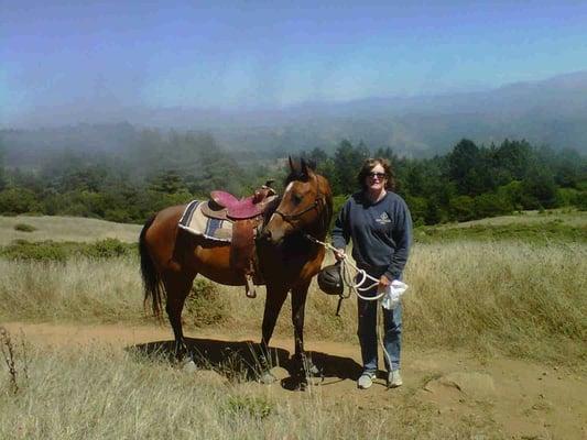 My lovely horse, Rayha. Best horse I have ever had.