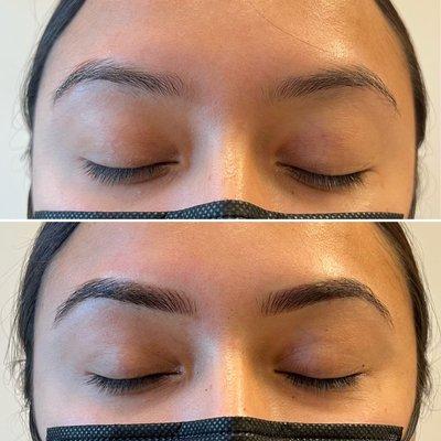 microblading and a hint of shading