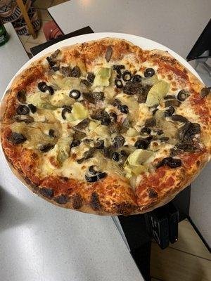 Vegetable pizza