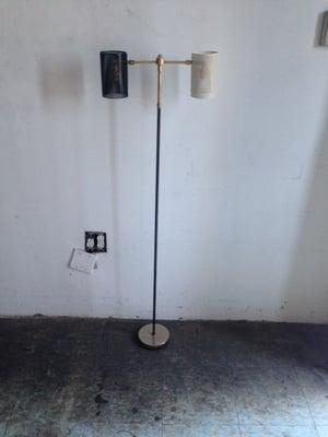 Designed and created 2 light floor lamp