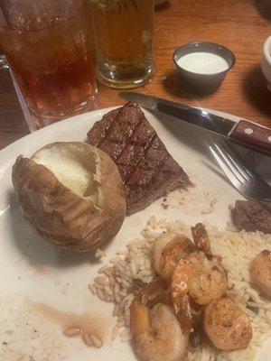 Sirloin & Shrimp