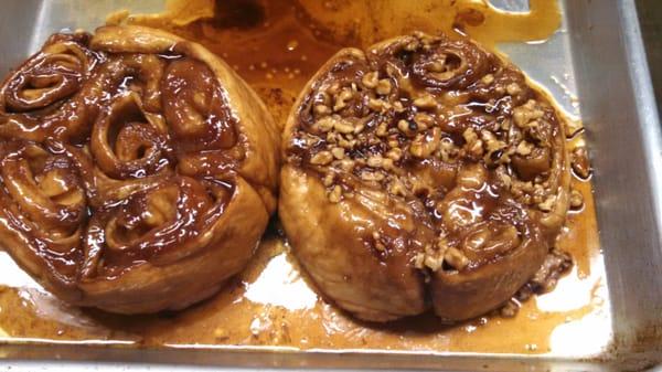 Yummmm sticky buns!!! Made Fridays Saturdays and Sundays