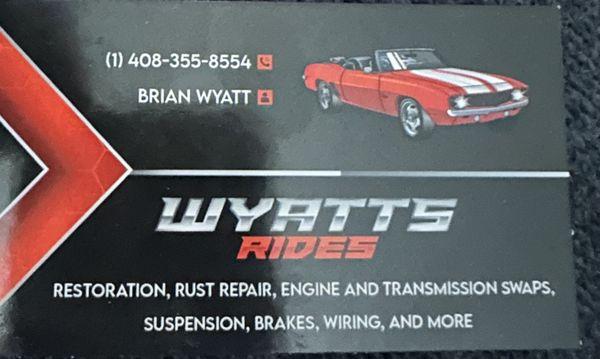 Wyatts Rides