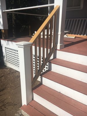 Repair deck railings