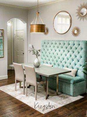 Custom banquette