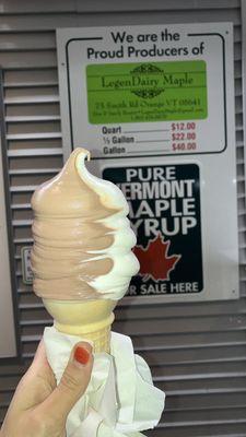 Small twist soft serve