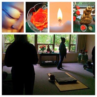 A practice day at Udumbara Zen Center.