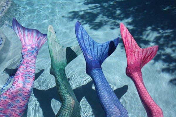 Mermaids and mermen by Ovia Entertainment, the premier production company specializing in aquatic performances and services.