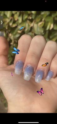 butterfly nails