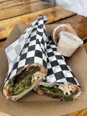 Falafel wrap 4.5/5