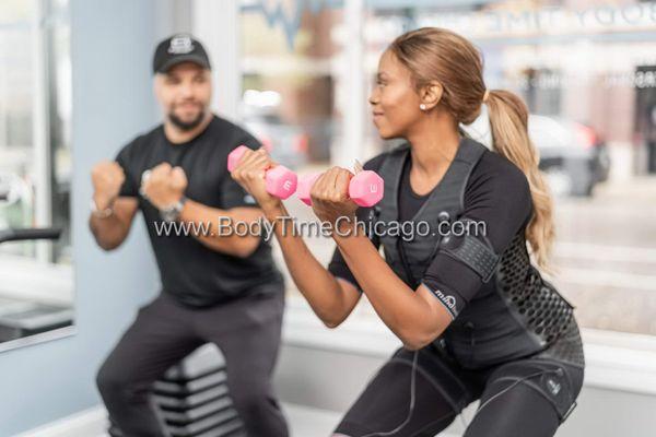 Fast Weight Loss Workout Gym EMS Fitness Studio Chicago  Body Time Chicago  body toning Increase muscle workout Body Time Chicago 2924 N L