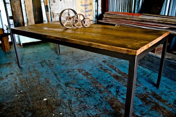 Modern Reclaimed Dining Table