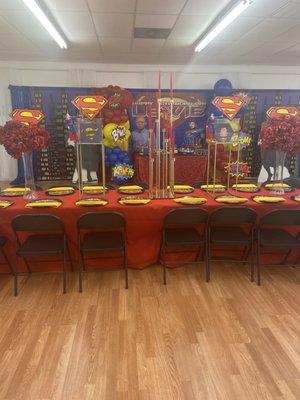 Super hero themed party!