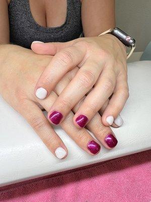 Structured manicure