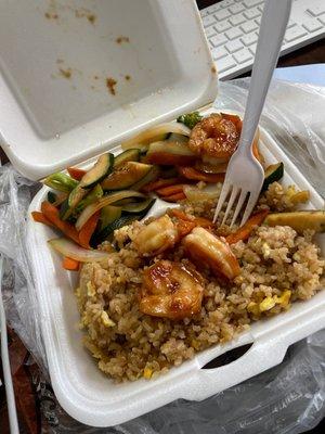 Shrimp Fried Rice Lunch