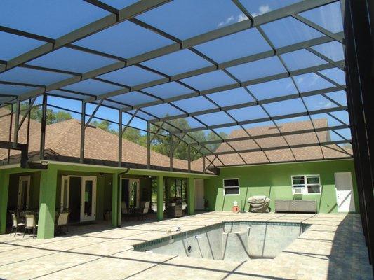 Dome style pool Enclosure