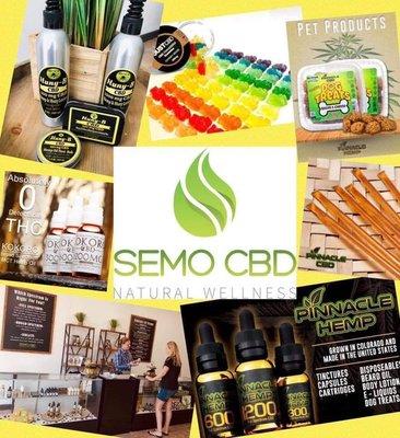 Featured hemp products.  We have options for everyone!