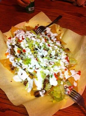 Krazykorean: Carne Asada Nachos were awesome.