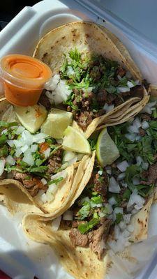 Carne asada tacos