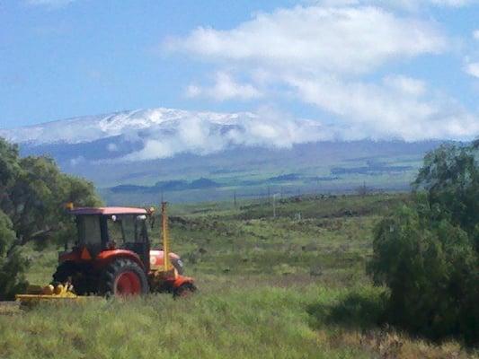 Snow Capped Mauna Kea