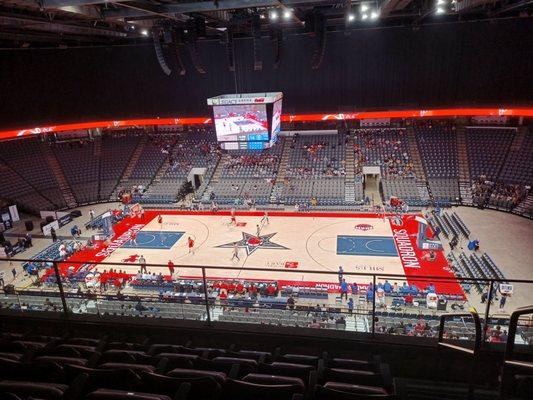 View from the upper club level.