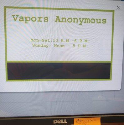 Vapors Anonymous