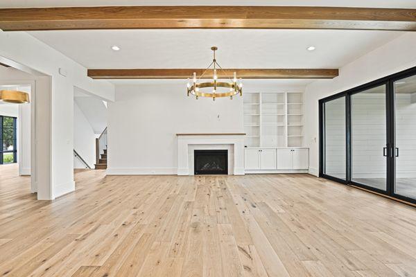 1113 Ingleside Ave., McLean, VA - great room, hardwood flooring, Pella doors