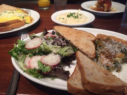 Mushroom Tart & Grits