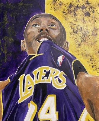 Kobe Tribute
20 by 24
Acrylic on Wrapped Canvas 
For sale