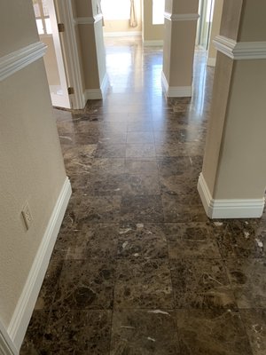 Polish floors