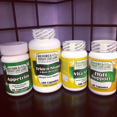 We have our own line of herbs and vitamins--optional to take but NO SHOTS!