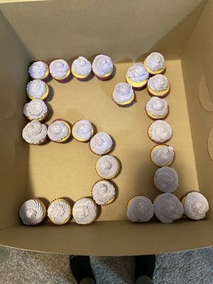 make this for a customer 51st birthday a little over a year ago out of mini cupcakes.