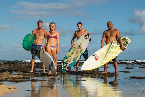 The Surf Guide Team at Surf Into Yoga