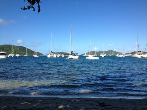 Tortola shore