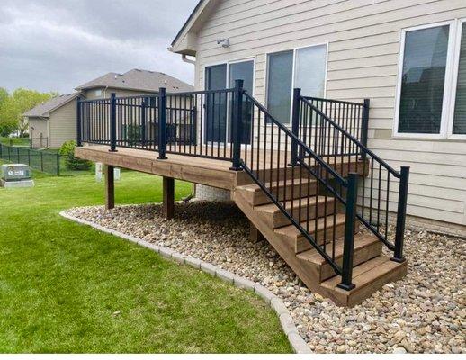 Any size deck and custom options for your entertaining needs!